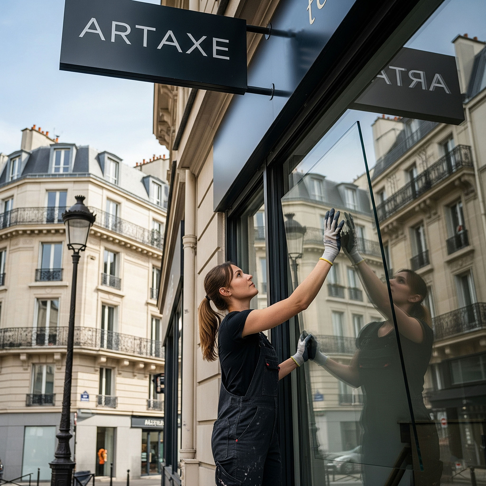 ARTAXE Installation Vitrerie Paris 4